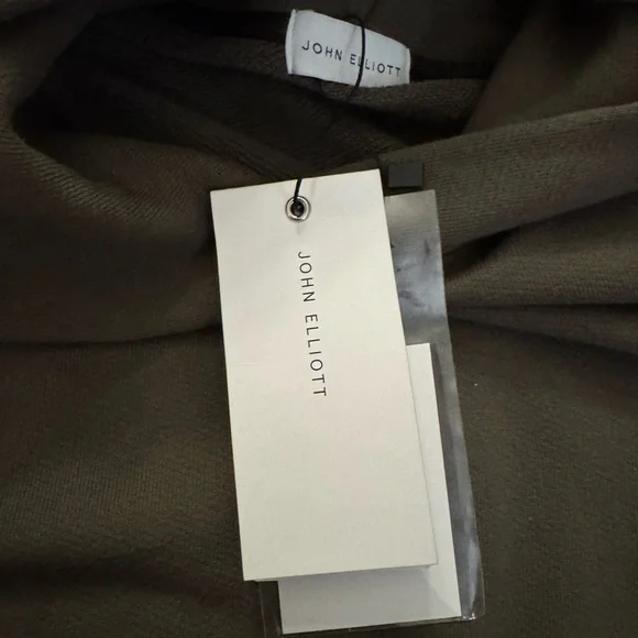 Brand New John Elliott Olive Villain Hoodie